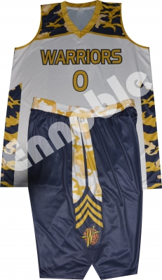 Sublimation Printed Basketball Uniform